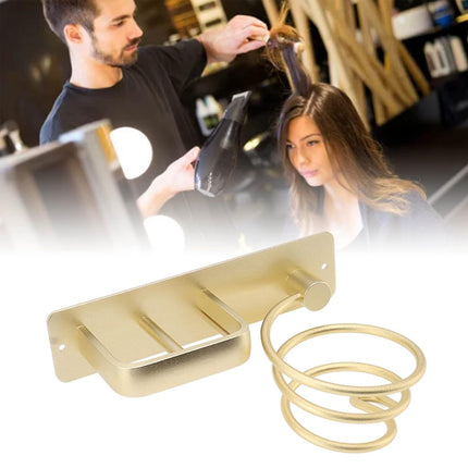 Wall Mounted Hair Dryer Holder Bathroom Hair Straightener Storage Rack Home Use