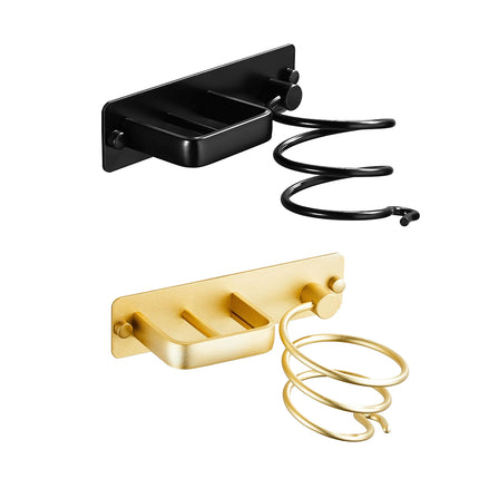 Wall Mounted Hair Dryer Holder Bathroom Hair Straightener Storage Rack Home Use