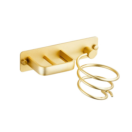 Wall Mounted Hair Dryer Holder Bathroom Hair Straightener Storage Rack Home Use