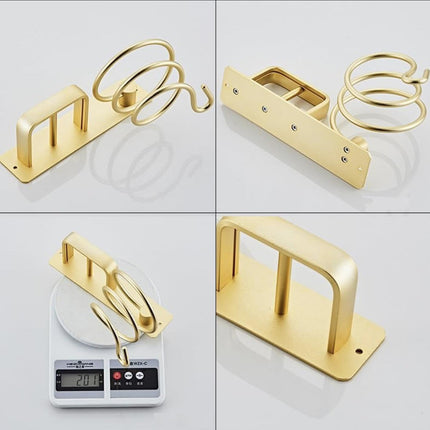 Wall Mounted Hair Dryer Holder Bathroom Hair Straightener Storage Rack Home Use