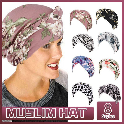 Women'S Comfort Cap Floral Pattern Chemo Head Coverings - Aimall