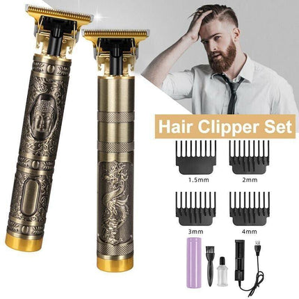Men'S Styling Electric Hair Trimmer Clippers Beard Shaver Cutting Cordless Style - Aimall