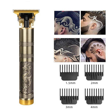 Men'S Styling Electric Hair Trimmer Clippers Beard Shaver Cutting Cordless Style - Aimall