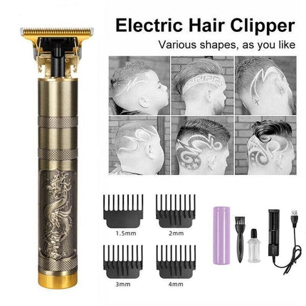 Men'S Styling Electric Hair Trimmer Clippers Beard Shaver Cutting Cordless Style - Aimall