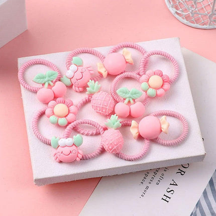 126pcs Hair Accessories Set with Clips Rubber Bands Headbands Girls Gift