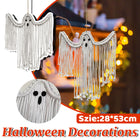 Halloween Ghost Hanging Decoration Handwoven Cotton for Home Party Yard Porch