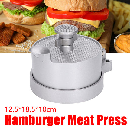 Manual Non-Stick Coating Flip-Top Patty Hamburge Press Easy Clean Durable