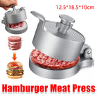 Manual Non-Stick Coating Flip-Top Patty Hamburge Press Easy Clean Durable