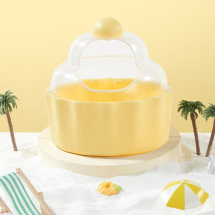 Hamster Bathroom Basin Non Toxic Anti Slip Base Easy to Clean for Hamster Use