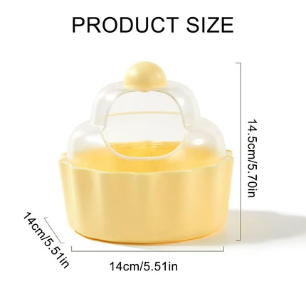 Hamster Bathroom Basin Non Toxic Anti Slip Base Easy to Clean for Hamster Use