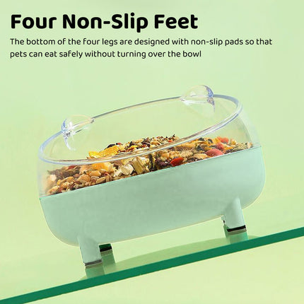 Hamster Food Bowl Pet Feeder Food Basin Small Animals Rabbit Guinea Pig Pet Bowl