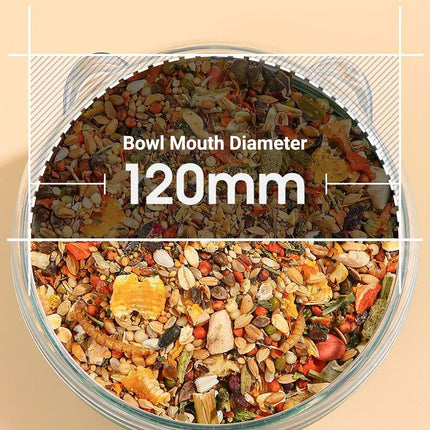 Hamster Food Bowl Pet Feeder Food Basin Small Animals Rabbit Guinea Pig Pet Bowl