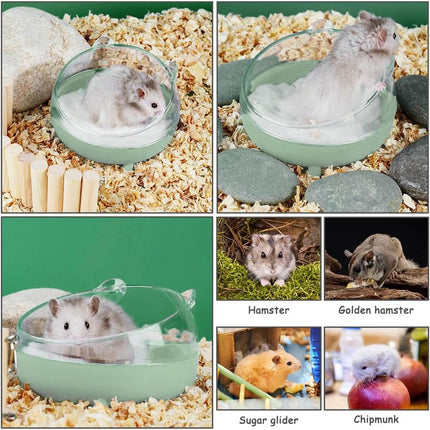 Hamster Food Bowl Pet Feeder Food Basin Small Animals Rabbit Guinea Pig Pet Bowl