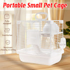 Hamster Cage with 2-Tier Platform Small Pet Cage for Small Pets Easy Clean