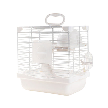 Hamster Cage with 2-Tier Platform Small Pet Cage for Small Pets Easy Clean
