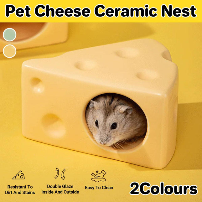 Hamster Ceramic Nest Sleeping House Pet Nest Cozy Ceramic Sleeping Room for Pet