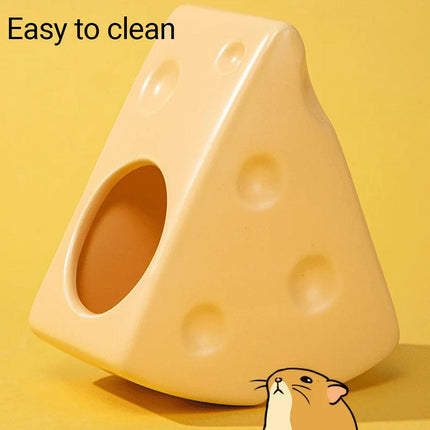 Hamster Ceramic Nest Sleeping House Pet Nest Cozy Ceramic Sleeping Room for Pet