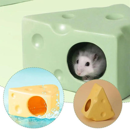 Hamster Ceramic Nest Sleeping House Pet Nest Cozy Ceramic Sleeping Room for Pet