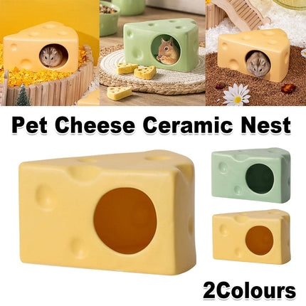 Hamster Ceramic Nest Sleeping House Pet Nest Cozy Ceramic Sleeping Room for Pet