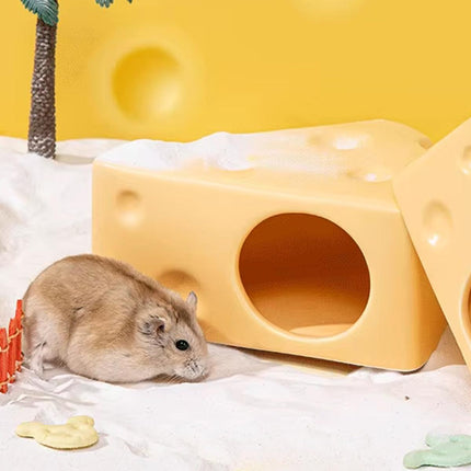 Hamster Ceramic Nest Sleeping House Pet Nest Cozy Ceramic Sleeping Room for Pet