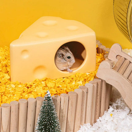 Hamster Ceramic Nest Sleeping House Pet Nest Cozy Ceramic Sleeping Room for Pet