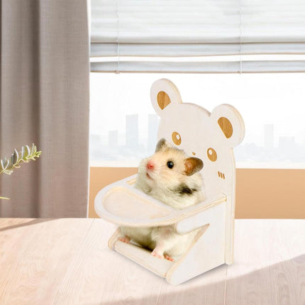 Hamster Critter Dining Chair Food Table Small Animal Feeding Table and Chair Set