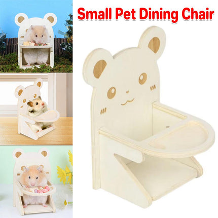 Hamster Critter Dining Chair Food Table Small Animal Feeding Table and Chair Set