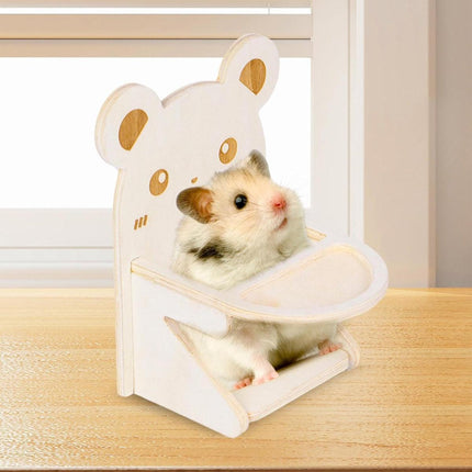 Hamster Critter Dining Chair Food Table Small Animal Feeding Table and Chair Set