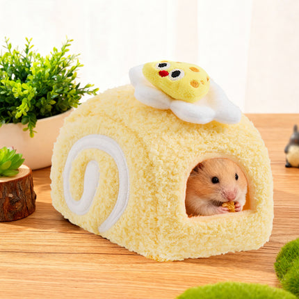 Hamster Cotton Nest Warm Cozy for Small Pets Winter Sleeping Bed Soft Washable