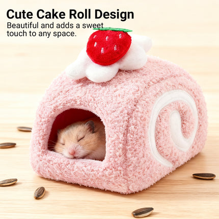 Hamster Cotton Nest Warm Cozy for Small Pets Winter Sleeping Bed Soft Washable