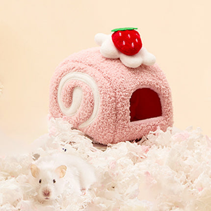 Hamster Cotton Nest Warm Cozy for Small Pets Winter Sleeping Bed Soft Washable