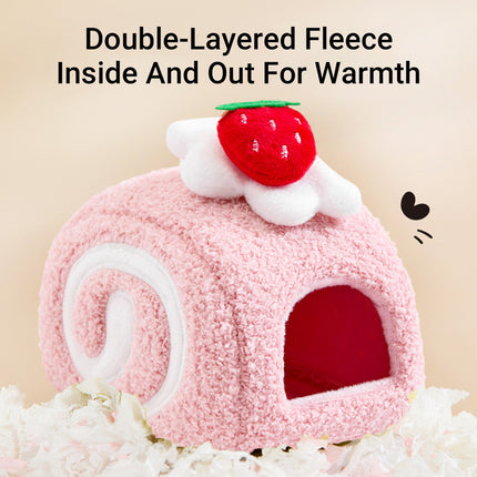 Hamster Cotton Nest Warm Cozy for Small Pets Winter Sleeping Bed Soft Washable