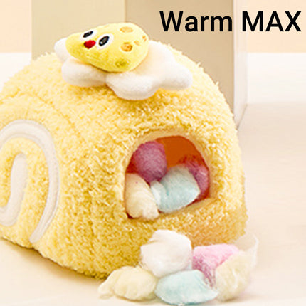 Hamster Cotton Nest Warm Cozy for Small Pets Winter Sleeping Bed Soft Washable