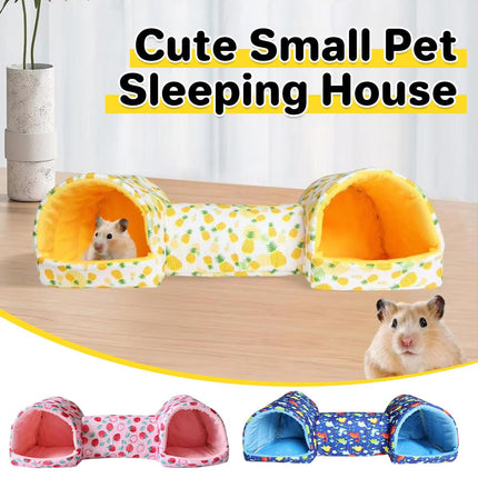 Small Pet Hamster Nest House Cotton Tunnel Comfortable Bedding for Hamsters