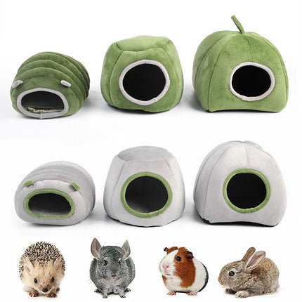 Soft Small Animal Guinea Pig Cozy Warm Pet Tent Hamster House Hideout Cave Bed