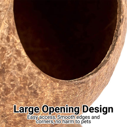 Coconut Hamster Toy Supplies Equipment Nest Warm Winter Space Saving Durable