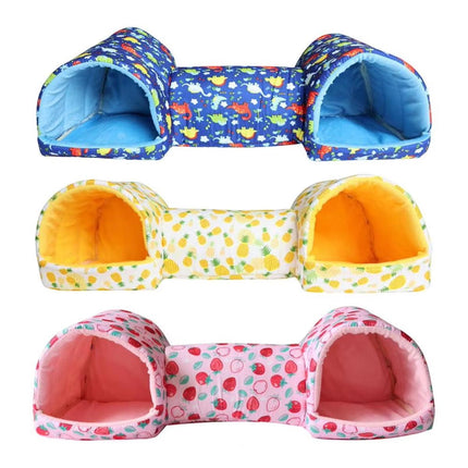 Small Pet Hamster Nest House Cotton Tunnel Comfortable Bedding for Hamsters