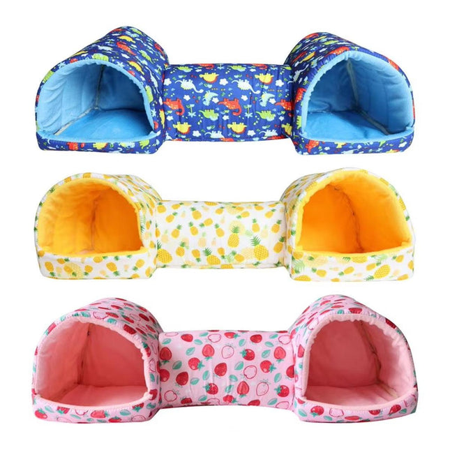 Small Pet Hamster Nest House Cotton Tunnel Comfortable Bedding for Hamsters