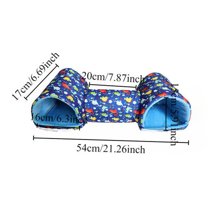 Small Pet Hamster Nest House Cotton Tunnel Comfortable Bedding for Hamsters