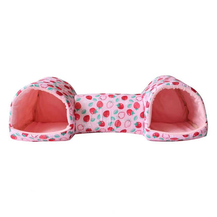 Small Pet Hamster Nest House Cotton Tunnel Comfortable Bedding for Hamsters