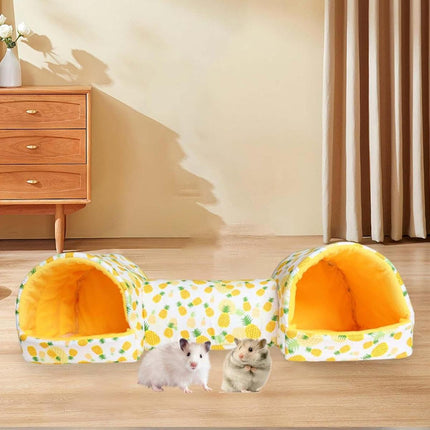 Small Pet Hamster Nest House Cotton Tunnel Comfortable Bedding for Hamsters