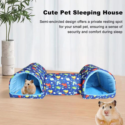 Small Pet Hamster Nest House Cotton Tunnel Comfortable Bedding for Hamsters