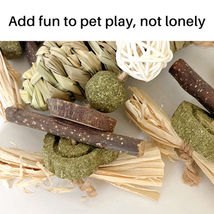 Rabbit Chinchilla Chew Toy Molar Toy Safe Non Toxic Promotes Dental Health