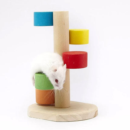 Hamster Toys Colorful Cloud Ladder Climbing Exercise Play Stairs for Cage