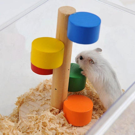 Hamster Toys Colorful Cloud Ladder Climbing Exercise Play Stairs for Cage