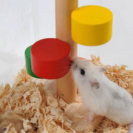 Hamster Toys Colorful Cloud Ladder Climbing Exercise Play Stairs for Cage