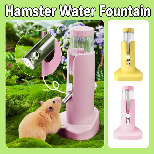 Hamster Water Dispenser Kettle Large Leak Proof Bracket Pet Drinking Supplies