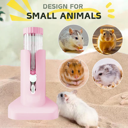 Hamster Water Dispenser Kettle Large Leak Proof Bracket Pet Drinking Supplies