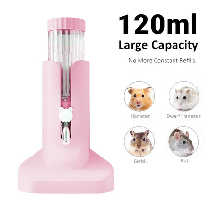Hamster Water Dispenser Kettle Large Leak Proof Bracket Pet Drinking Supplies