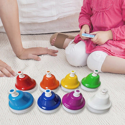 Orff Percussion Instruments Tone Bell 8 Note Class Bell Mouse Kids Music Toy  ﻿